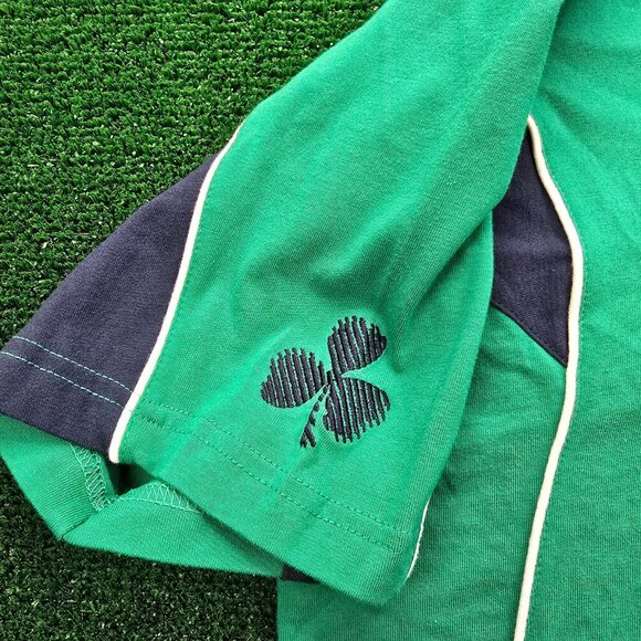 Retro Irish Rugby Polo Shirt Mens 2XL Green Short Sleeve British Irish‎ Lion - Picture 5 of 12